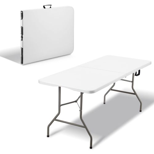 Table Pliante d'extérieur 180x74x74 Cm, 6/8 Places, Avec Verrou De Sécurité