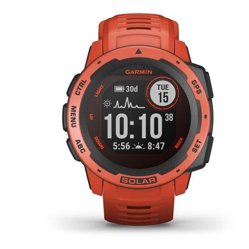 Montre De Sport Connectée Instinct Solar Flame Red