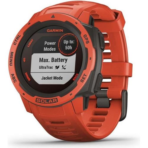 Montre De Sport Connectée Instinct Solar Flame Red