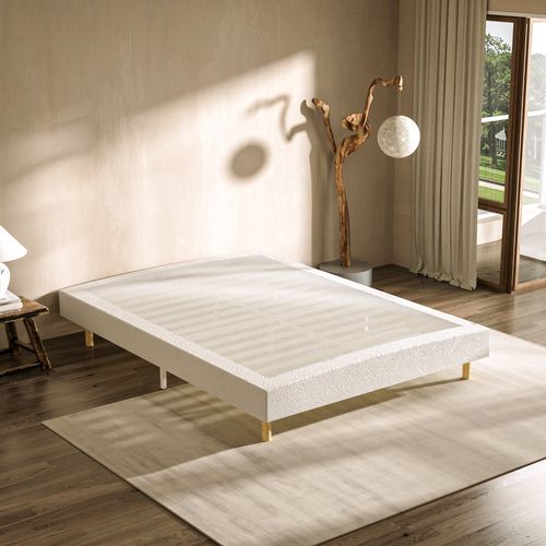Ensemble Matelas En Mousse 160x200 cm Epaisseur 21 cm + sommier déco
