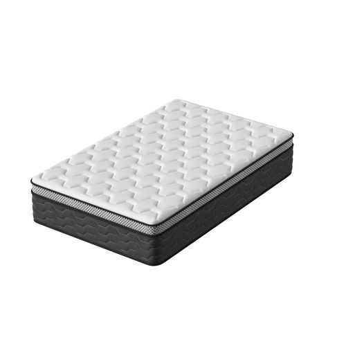 Matelas Ressorts 120x190 Cm, 30 Cm Épaisseur, Confort, 7 Zones Ergonomique