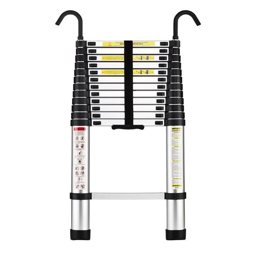 Échelle Télescopique Pliante En Aluminium De 3,8 Mètres, Capacité De Charge Maximale De 150