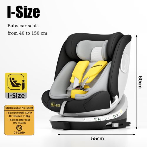 Siège Auto Pour Bébé, Adapté Aux Enfants De 0 à 36 Kg, Équipé De Connecteurs Isofix Et Conforme À