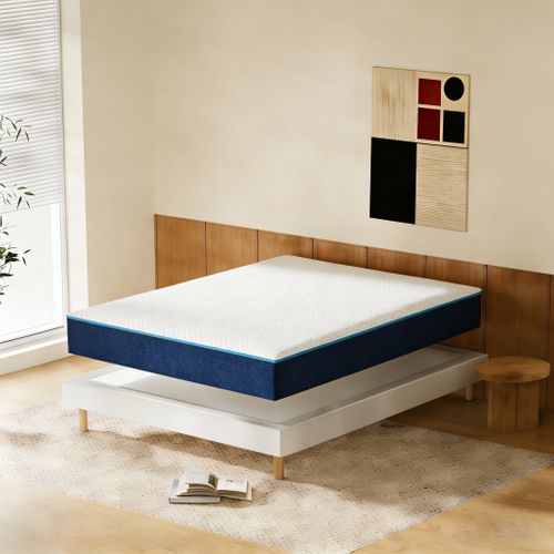 Ensemble Matelas Mousse 160x200 cm Epaisseur 20 cm + Sommier tapissier