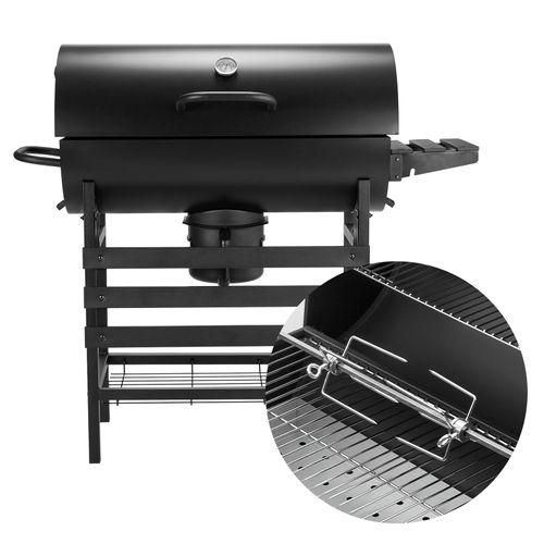 Grand Camion Barbecue, Charbon De Bois, Équipé D'une Rôtissoire Et D'un Tablier