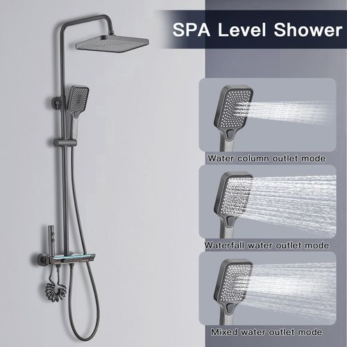 Colonne De Douche Avec Éclairage D'ambiance, Écran LED