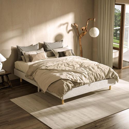 Ensemble Matelas Mousse 160x200 cm Epaisseur 22 cm + Sommier tapissier
