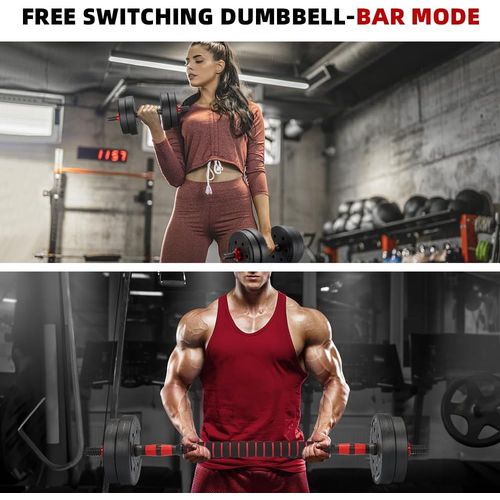 Ensemble D'haltères Et De Barres Réglables De 15 Kg, Unisexe