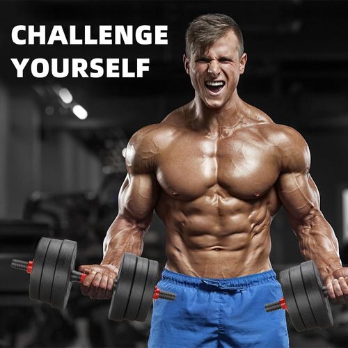 Ensemble D'haltères Et De Barres Réglables De 20 Kg, Unisexe