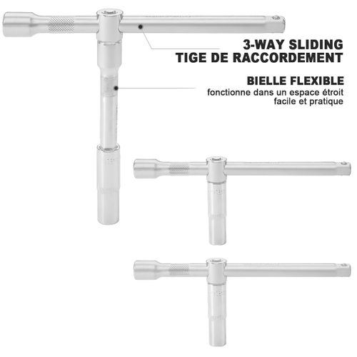 Boîte à Outils Avec Douilles Et Forets, 108 Pièces