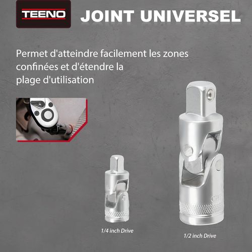 Boîte à Outils Avec Douilles Et Forets, 108 Pièces