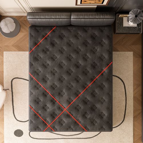 Matelas Ressorts 140x200 Cm De Forme En Mousse Et Ressorts, 30 Cm Épaisseur