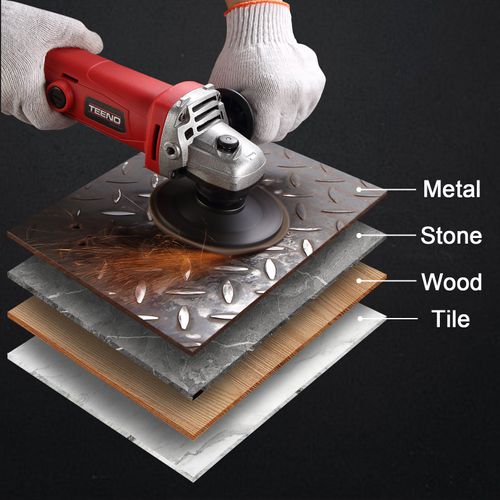 Meuleuse D'angle 1000 Watt, 12000 Rpm (disque De 125 Mm) Pour Couper Et Poncer, Polir, Le Métal, Le