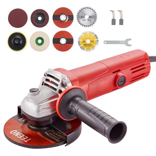 Meuleuse D'angle 1000 Watt, 12000 Rpm (disque De 125 Mm) Pour Couper Et Poncer, Polir, Le Métal, Le