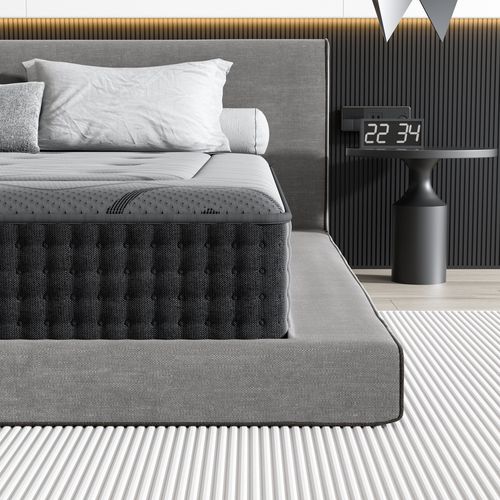 Matelas Ressorts 90x190 Cm De Forme En Mousse Et Ressorts, 30 Cm Épaisseur