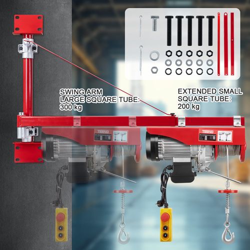 Treuil Electrique Et Bras De Support De Palan Électrique,chevre De Levage 220v 1200w