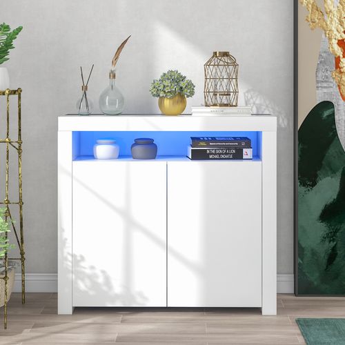 Buffet LED 2 Portes Colors Blanc