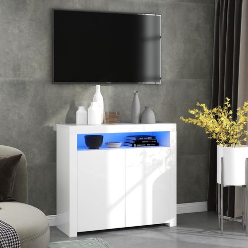 Buffet LED 2 Portes Colors Blanc