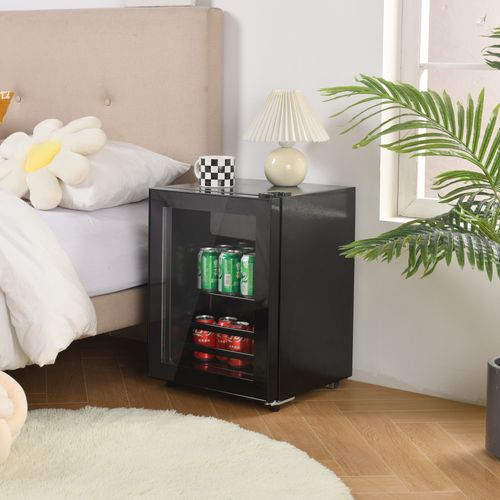 Mini Réfrigérateur 128l, Congélateur 8l + Réfrigération 120l, Noir