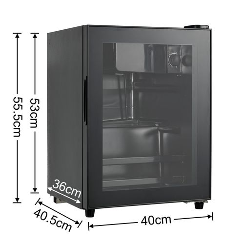 Mini Réfrigérateur 128l, Congélateur 8l + Réfrigération 120l, Noir