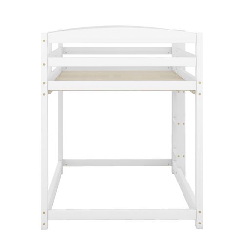 Lit Mezzanine Avec Échelle 90 X 200 Cm Blanc