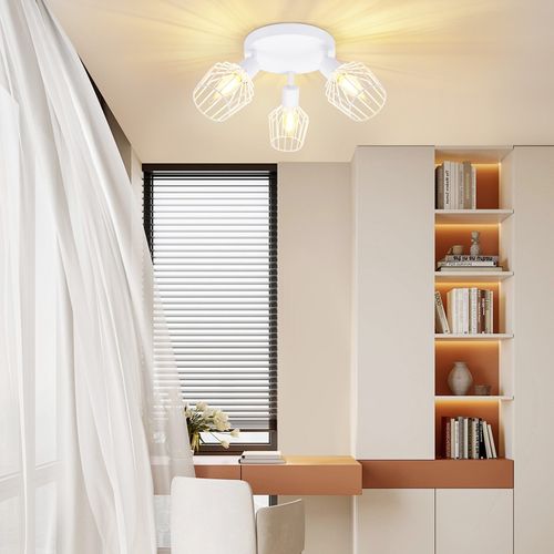 Spot De Plafond 3 Lumières Spot Moderne En Métal Max 25w Pour Cuisine