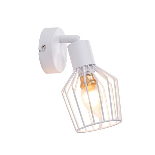 Spot Salon Vintage 1 Lumière E14 Spot Blanc Pour Chambre