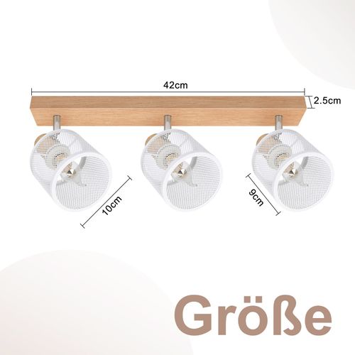 Spot Salon 3 1 Lumières Spot Rotatif à 350° E14 Chambre à Coucher