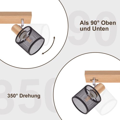 Spot De Plafond Salon Spot En Bois Moderne Pour Chambre à Coucher