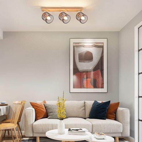 Spot De Plafond Salon Spot En Bois Moderne Pour Chambre à Coucher