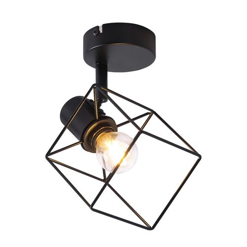 Spot De Plafond 1 Lumière E14 Lampe De Plafond Métal Salon