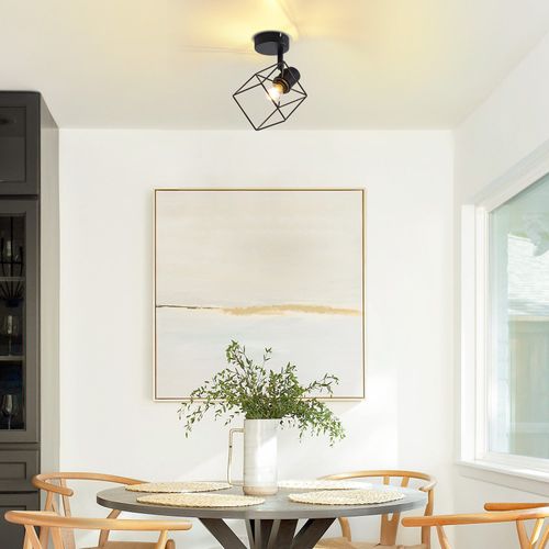 Spot De Plafond 1 Lumière E14 Lampe De Plafond Métal Salon