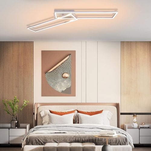 Plafonnier LED Plafonnier Moderne Dimmable Pour Salon Et Chambre