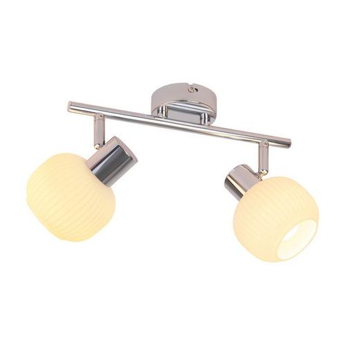 Spot De Plafond 2 Lumières E14 Verre Lampe De Plafond Vintage Pour Salon