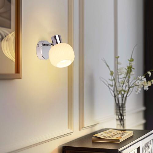 Spot Vintage E14 1 Flamme En Verre Pour Chambre à Coucher