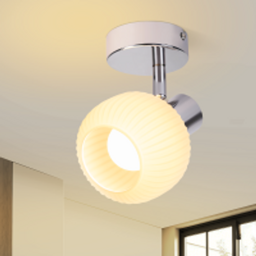 Spot Vintage E14 1 Flamme En Verre Pour Chambre à Coucher