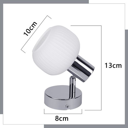 Spot Vintage E14 1 Flamme En Verre Pour Chambre à Coucher