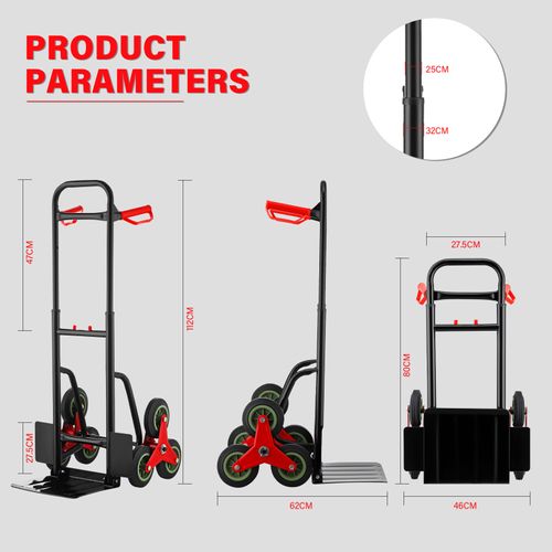 Chariot Pliant Avec Une Capacité De Charge Garantie De 150 Kg.