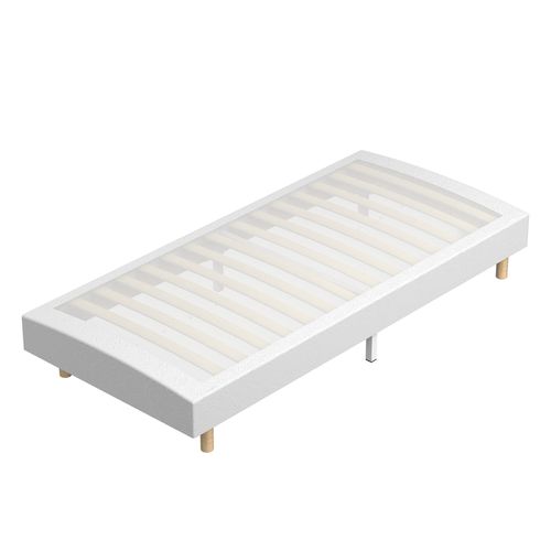 Sommier à Lattes 90x190 Cm, 6 Pieds, 14 Lattes