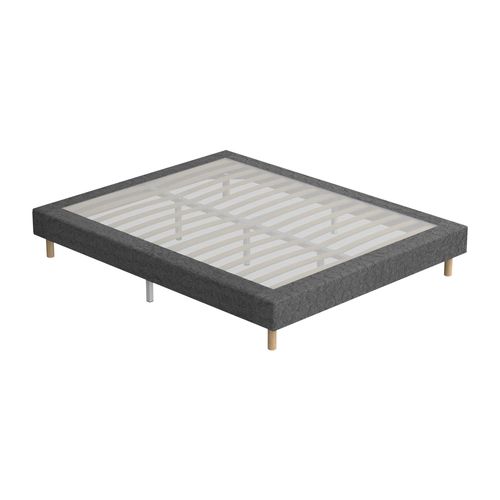 Sommier à Lattes 140x190 Cm, 9 Pieds, 2x14 Lattes