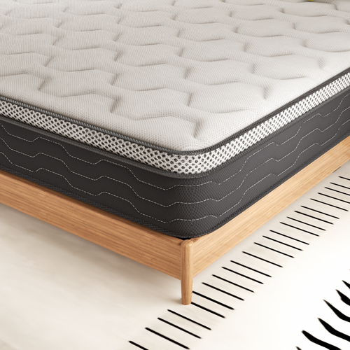 Ensemble Matelas Ressorts 90x190 Cm  Epaisseur 25 cm + sommier déco