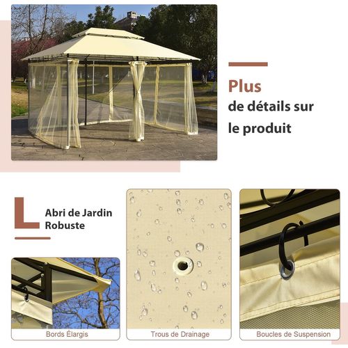 2 Tabourets De Bar Rotatif Sur 360°en Acier + Éponge + Pu, Hauteur Réglable 78-98 Cm Avec Dossier