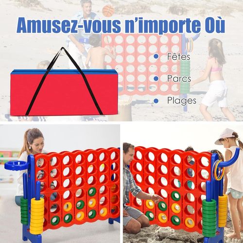 Sac De Rangement Pour Jeux Puissance 4 Géant, 84x23x36cm