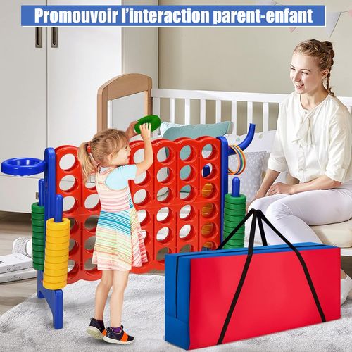 Sac De Rangement Pour Jeux Puissance 4 Géant, 84x23x36cm