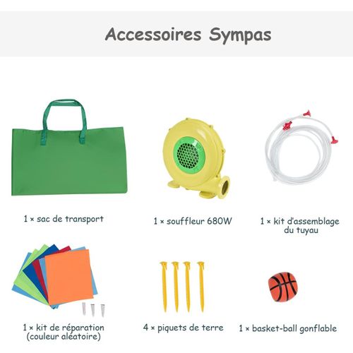 Château Gonflable Avec Toboggans Aquatiques, Aire De Jeux Gonflable Piscine Avec Motif De Pingouin