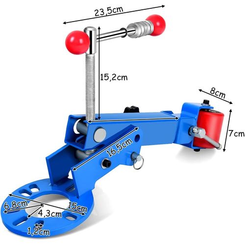 Outil De Réparation De Garde-boue Cadre En Métal, Fender Roller Reformage Extension Bleu