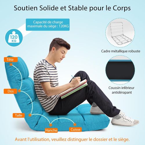 Canapé Paresseux Tatami Pliable Chaise De Plancher Coussin De Chaise De Lit