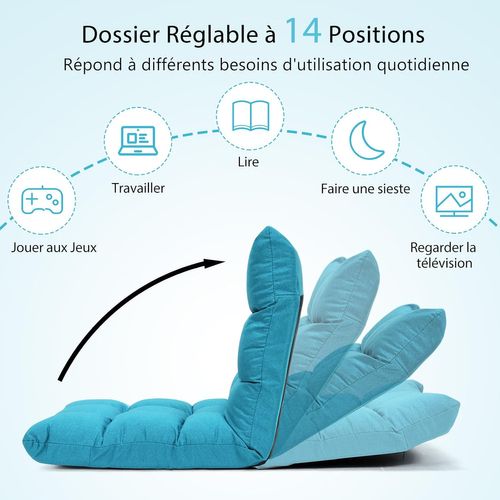 Canapé Paresseux Tatami Pliable Chaise De Plancher Coussin De Chaise De Lit