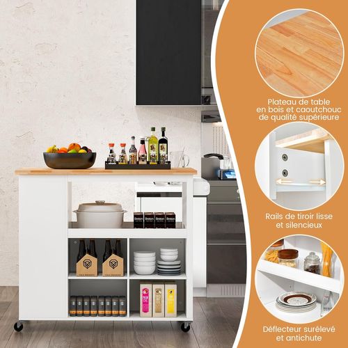 Guirlande De Noël Artificielle Pré-illuminée De 270 Cm Avec 50 Lumières LED Blanc Chaud