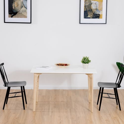 Chaise Salle à Manger Lot De 2,chaise Cuisine En Métal, Hauteur D'assise 43,5 Cm,charge 150 Kg,noir